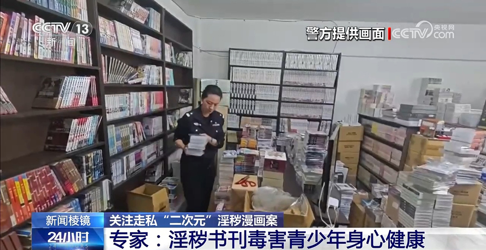 关注走私“二次元”淫秽漫画案｜七万册走私出版物被查获 含大量淫秽书刊(图5)